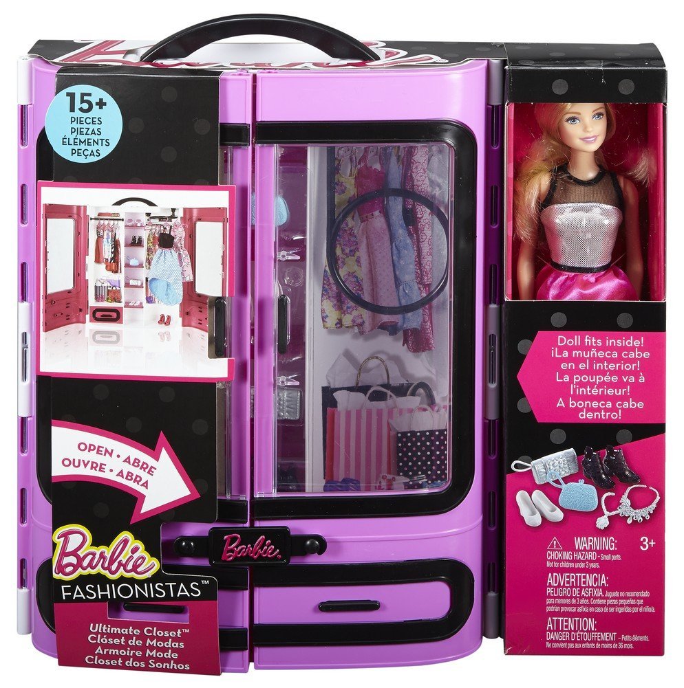 Barbie Fashionistas Ultimate Closet Accesory Doll Multicolor