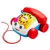 Fisher Price Pull Along Chatter Toy Telephone - White Red-12