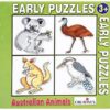 Early Puzzles - 4 Shaped Australian Animals-6