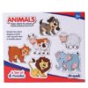 Frank Jigsaw Animal Puzzle Multicolour - Pack of 6-6