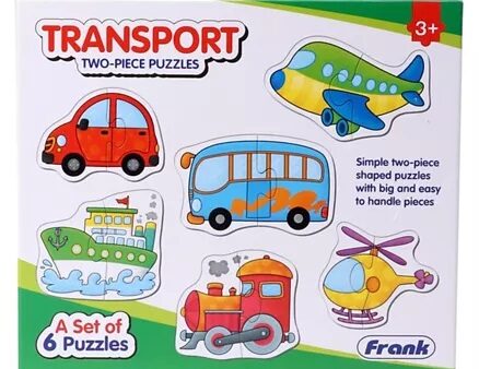 Frank Transport Puzzle Multicolour - 12 pieces-4