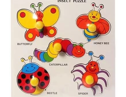 Little Genius - Wooden Insect Puzzle-4