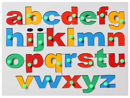 Little Genius English Alphabet Tray Lower Case - Multicolor-2