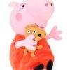 Peppa Pig With Bear Pink Orange & Brown - 30 cm-6