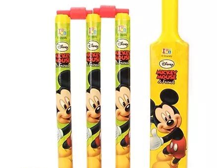Disney Mickey Mouse Cricket Set (Color & Print May Vary)-16