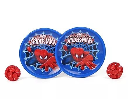 Marvel Spiderman Catch Ball Set Pack of 2 - Blue & Red-8