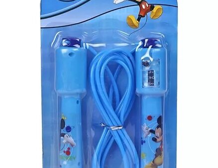 Disney Mickey Mouse Countable Skipping Rope - Blue-3