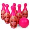 Barbie Bowling Set Character Print Pink - 7 Pieces-6