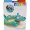 Intex Alligator Inflatable Swimming Tube - Blue Green-3