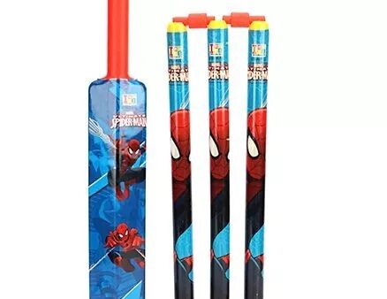 Marvel Spider Man 4 Wicket Cricket Set (Color & Print May Vary)-7