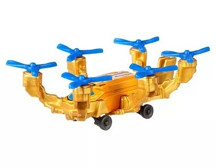 Hot Wheels Toy Skyclone - Yellow Blue-4