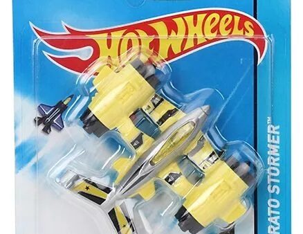 Hot Wheels Strato Stormer Airplane - Yellow-3