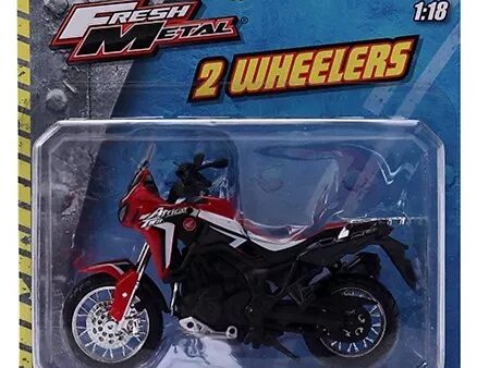 Maisto Fresh Metal 2 Wheelers Toy Bike - Red Black-3