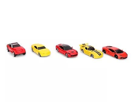 Maisto Die Cast Metal Kruzerz Toy Cars Pack of 5 - Multi Color-10