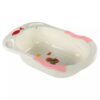 LuvLap Bathtub Baby & Kitty Print - White Pink-7