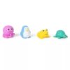 Giggles Aqua Animal Squeakers Bath Toy Pack Of 4 (Color May Vary)-3