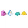 Giggles Aqua Animal Squeakers Bath Toy Pack Of 4 (Color May Vary)-1
