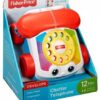 Fisher Price Pull Along Chatter Toy Telephone - White Red-11