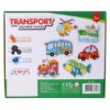 Frank Transport Puzzle Multicolour - 12 pieces-3