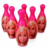 Barbie Bowling Set Character Print Pink - 7 Pieces-5