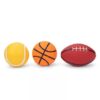 Ratnas Squeaky Toys Sports Ball 3 Pieces (Color Shape & Design May Vary)-8