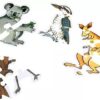 Early Puzzles - 4 Shaped Australian Animals-4