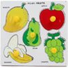 Little Genius - Wooden Fruits With Big Knob-2