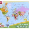 Funskool World Map Puzzles - 105 Pieces-2
