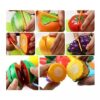 Toyshine Fruit Set With Knife & Chopping Board (Colour May Vary)-3