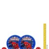 Marvel Spiderman Catch Ball Set Pack of 2 - Blue & Red-6