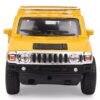 Kinsmart Die Cast Hummer H2 SUV Toy Car With Openable Doors - Yellow-4