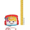 Fisher Price Pull Along Chatter Toy Telephone - White Red-9