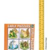 Creative Early Puzzles 4 Shaped Animal Puzzles-1