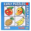 Creative's - Early Puzzles - 4 Shaped Puzzles Fruits-1