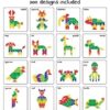 Play Panda Junior Fun Magnetic Shapes Type 1 - 44 Magnetic Shapes-4