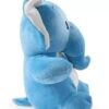 My Baby Excels Elephant Plush Soft Toy Blue - Height 28 cm-1