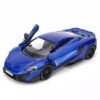 Kinsmart Die Cast Mclaren 675lt Toy Car With Openable Doors - Royal Blue-2