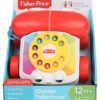 Fisher Price Pull Along Chatter Toy Telephone - White Red-5