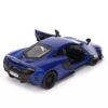 Kinsmart Die Cast Mclaren 675lt Toy Car With Openable Doors - Royal Blue-1