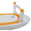R for Rabbit Bubble Double Elite The Folding Baby Bath Tub - Orange-1
