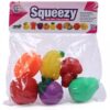Ratnas Squeaky Toys Fruits 6 Pieces (Colors & Fruits May Vary)-2