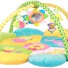 MeeMee Cushioned Deluxe Baby Activity Play Gym Mat (Sunflower Print) (Multicolor)-3