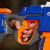 Nerf N Strike Hyperfire Toy Gun - Blue Orange-2